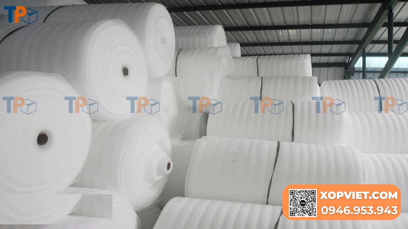 Tổng kho xốp PE foam dạng cuộn tại Hà Nội