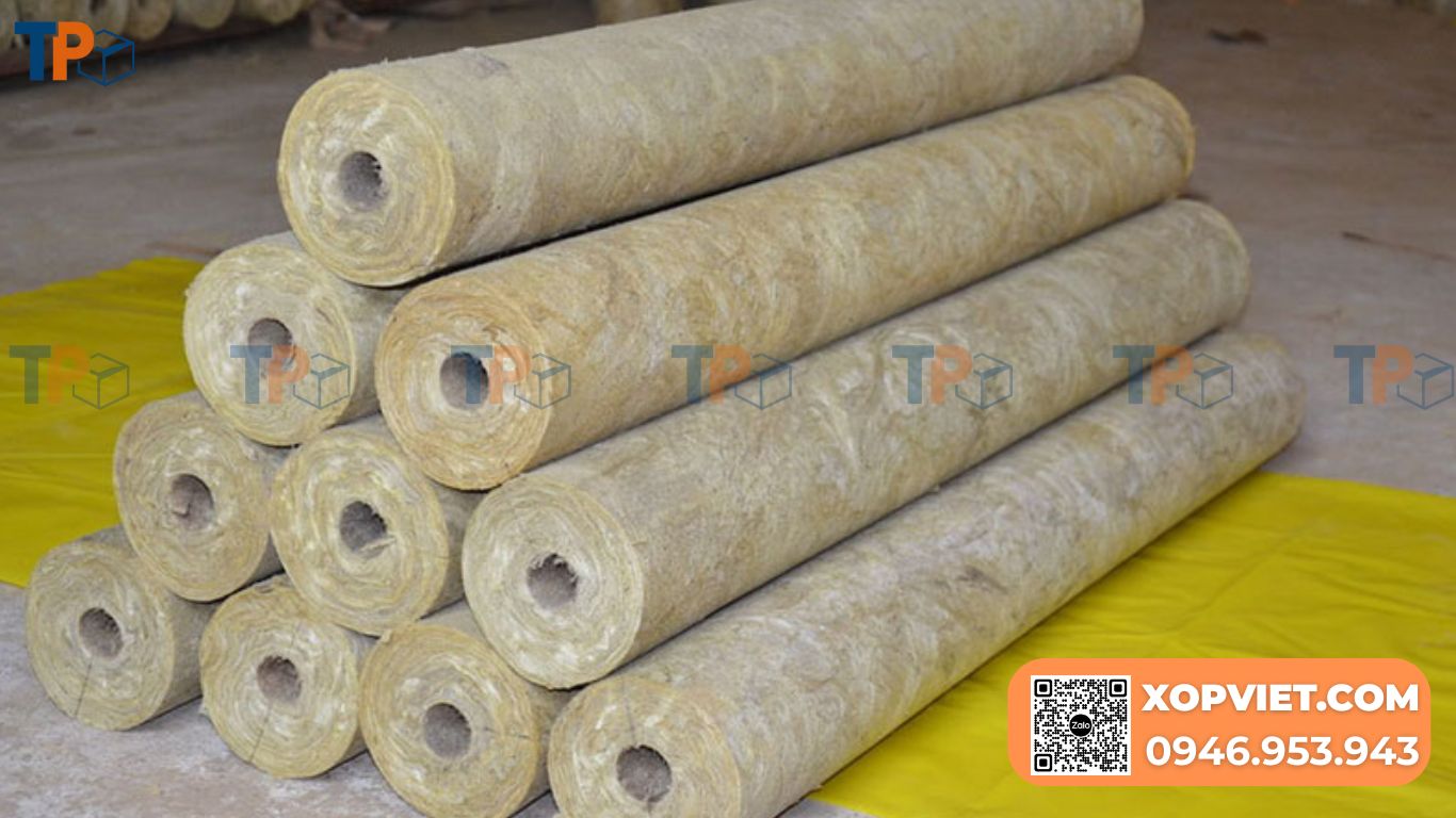 Bông khoáng thuỷ tinh giá rẻ, chính hãng Tiến Phong (xopviet.com)