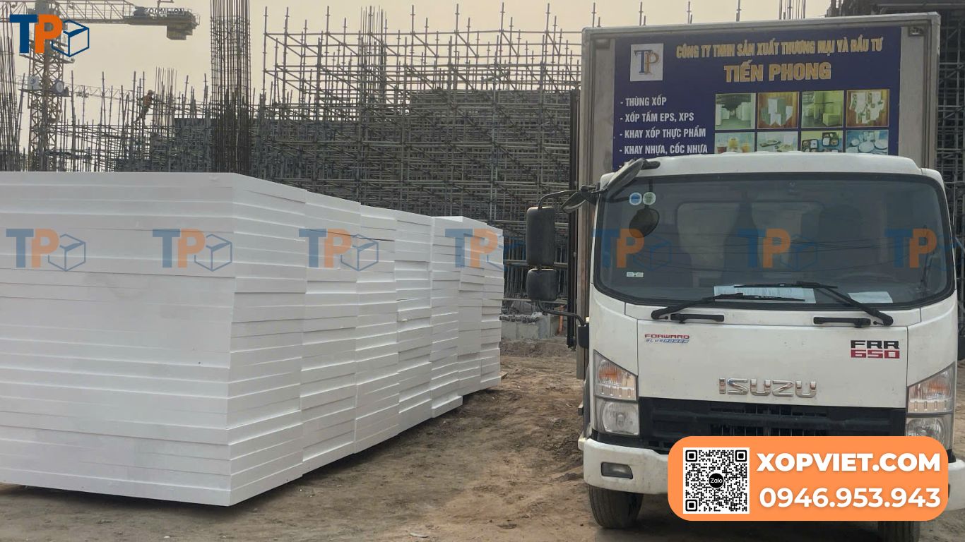 Tấm xốp eps dày 3cm chính hãng, giá rẻ