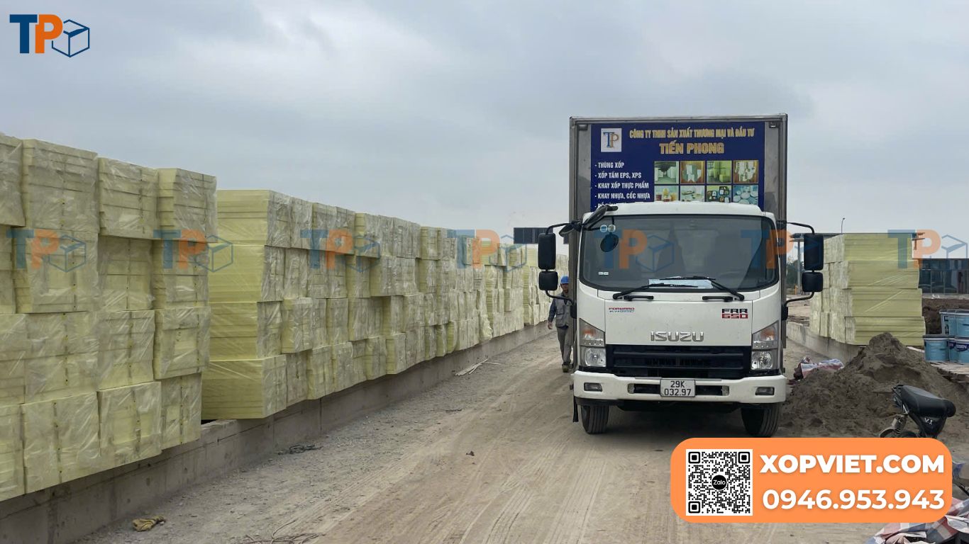 Tấm xốp dày 3cm cách nhiệt, cách âm, chống thấm giá tốt