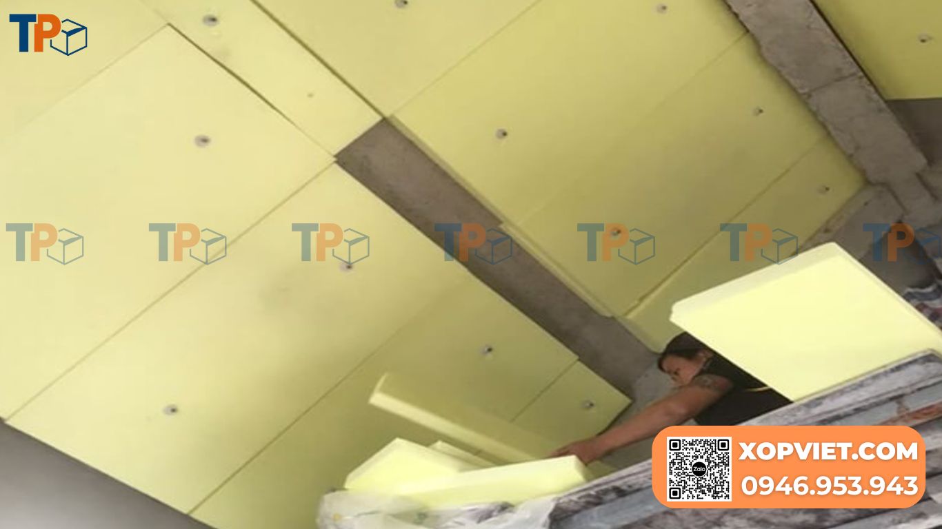 Ứng dụng của tấm xốp XPS dày 5cm trong chống nóng trần mái