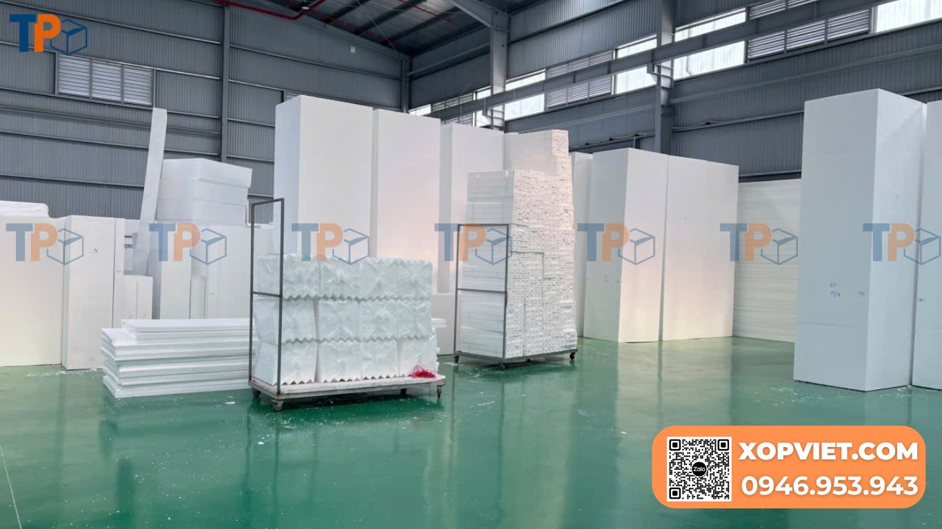 Mua tấm xốp dày 10cm giá nhà máy tại Tiến Phong (xopviet.com)