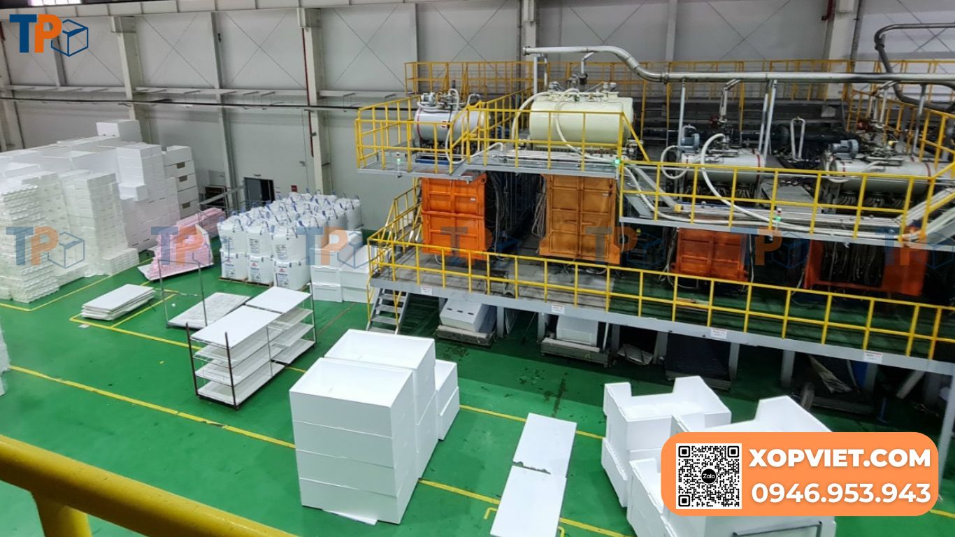 Nhà máy sản xuất thùng xốp 20kg Tiến Phong (xopviet.com)
