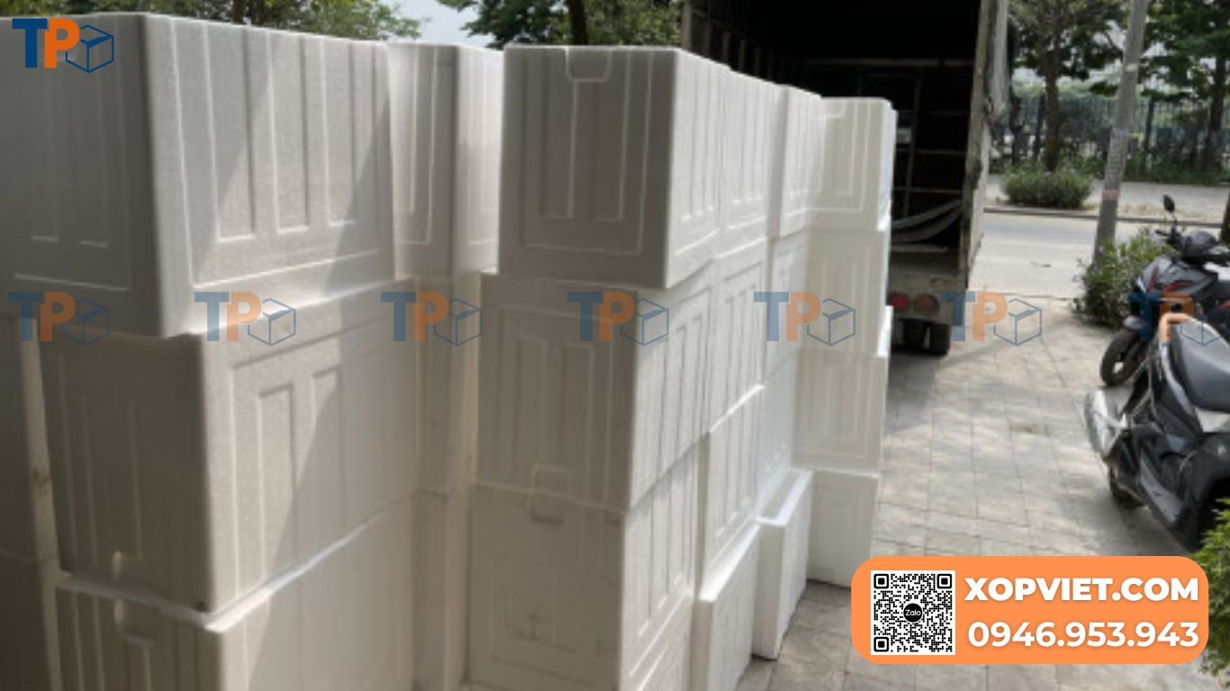 Tổng kho thùng xốp 30kg chính hãng, giá rẻ