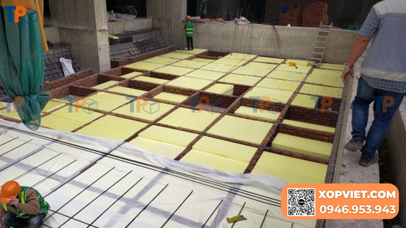 Xốp tôn nền – Giải pháp nâng sàn, chống thấm, cách nhiệt tối ưu