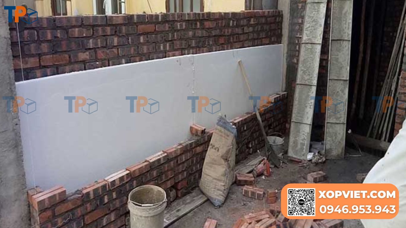 Tấm xốp cách nhiệt EPS chính hãng, giá nhà máy tại Hà Nội