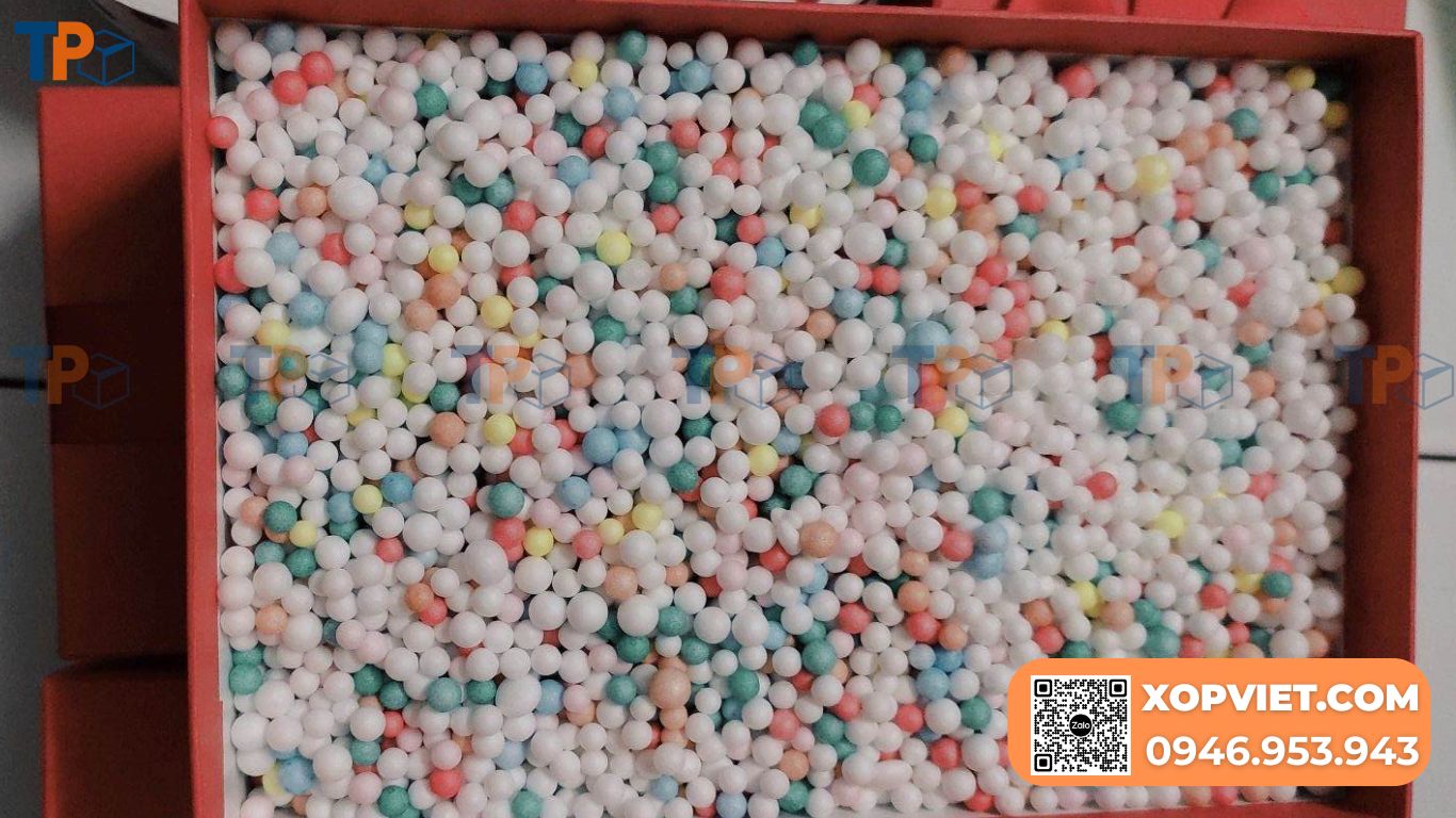 Ứng dụng của hạt xốp trong trang trí, lót hàng, chống sốc, bảo vệ hàng hoá
