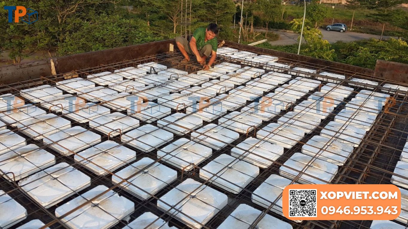Quy trình thi công sàn xốp EPS chuẩn kỹ thuật tại Tiến Phong