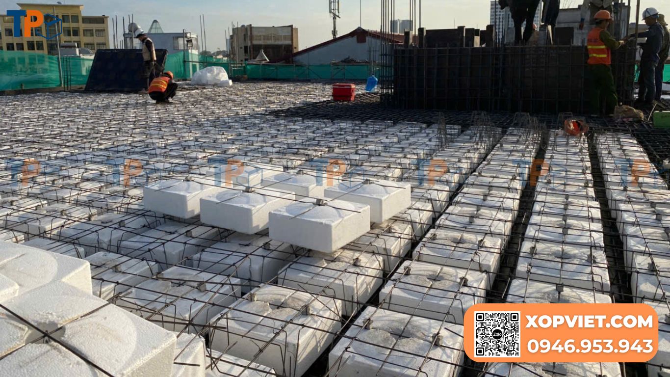 Bảng thông số kỹ thuật sàn xốp ACIF cho từng nhịp phổ biến