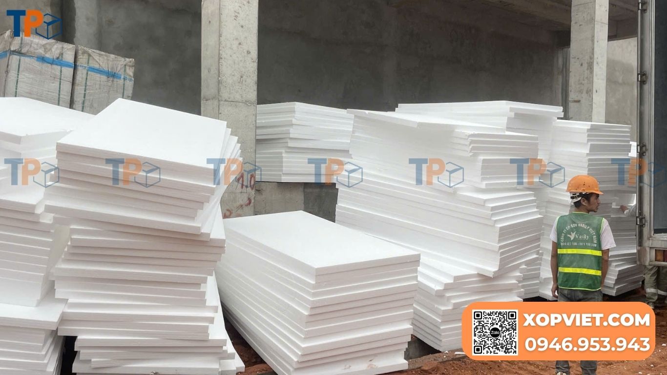 Kích thước tấm xốp trắng: Cách chọn đúng theo nhu cầu