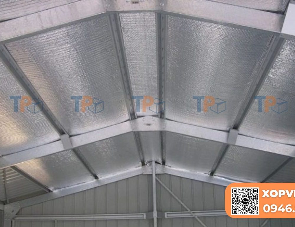 Sử dụng xốp bạc cách nhiệt PE trong chống nóng trần nhà
