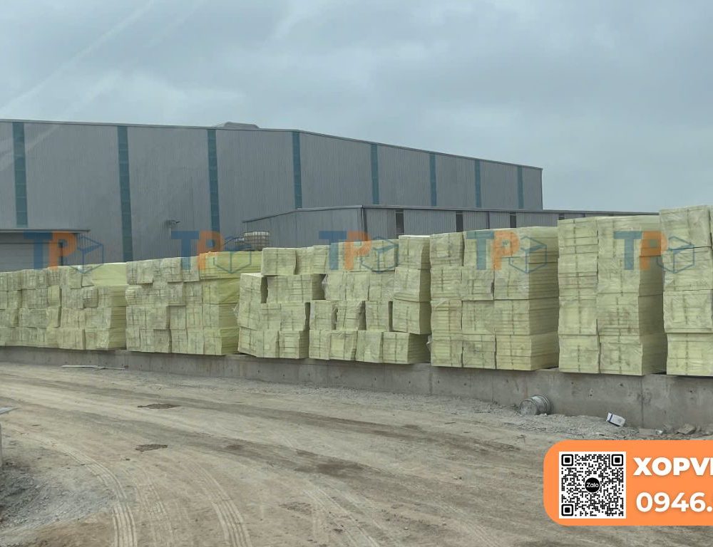 Kho hàng tấm xốp XPS tại công ty Tiến Phong (xopviet.com)