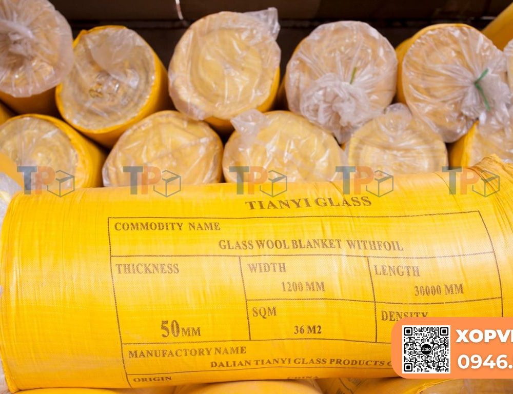 Tổng kho bông thuỷ tinh dạng cuộn tại Hà Nội