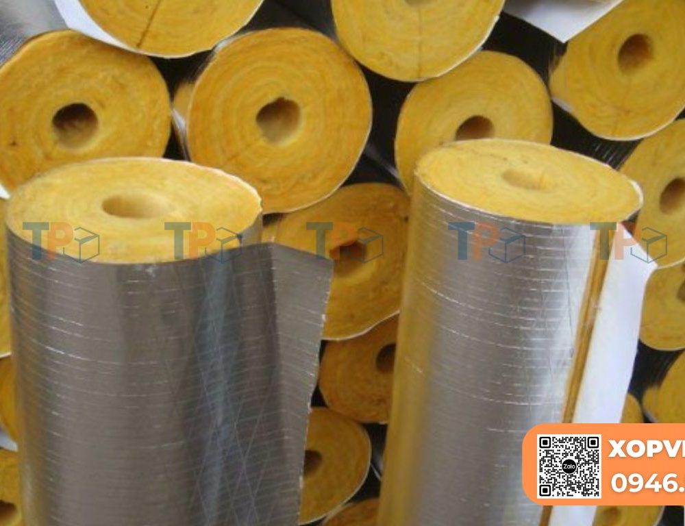 Bông thủy tinh dạng ống cách nhiệt, cách âm | Tiến Phong