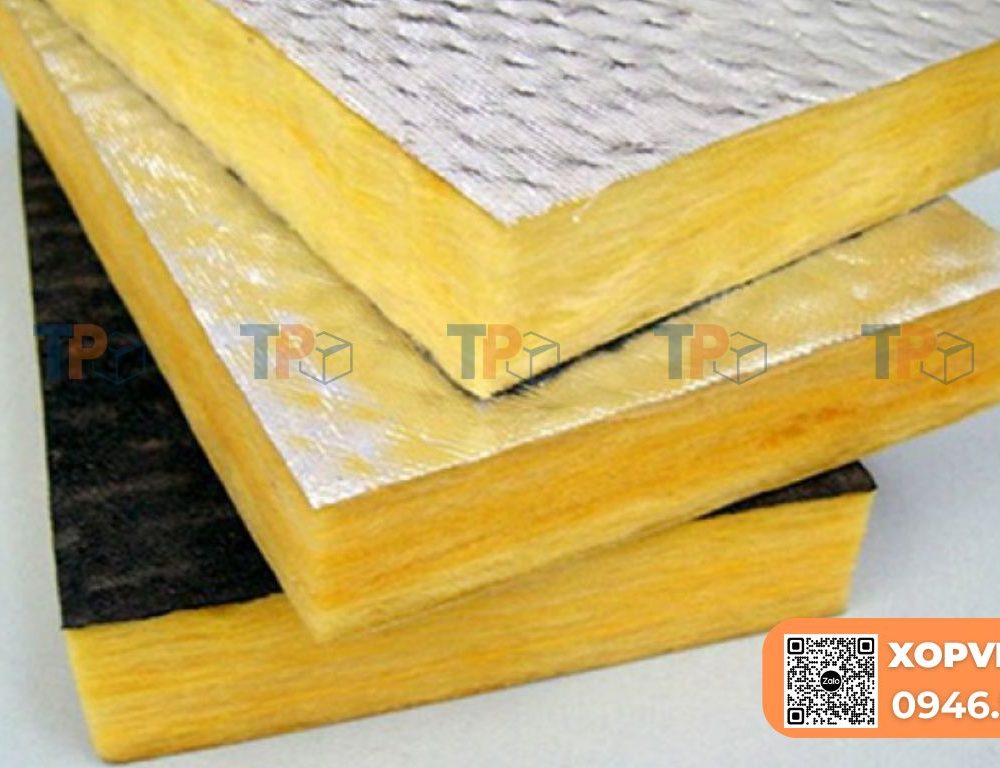 Cấu tạo của bông thuỷ tinh dạng tấm