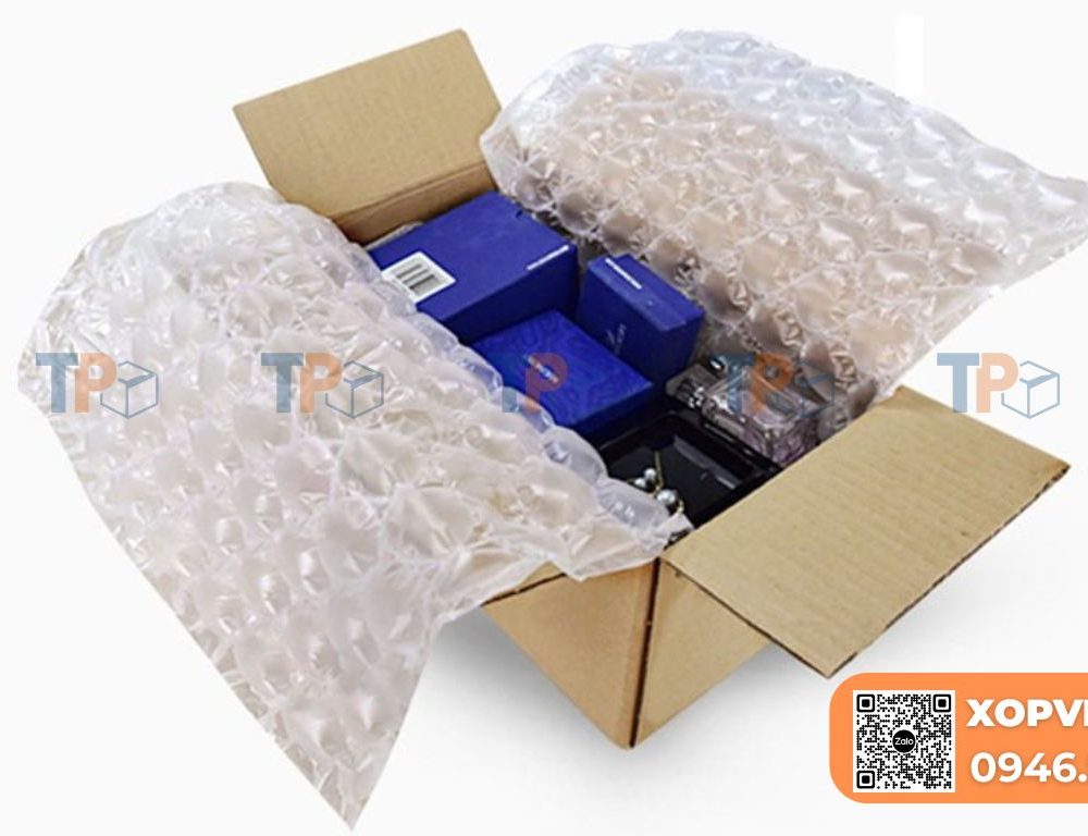 sử dụng xốp hơi trong đóng gói hàng hoá thương mại điện tử