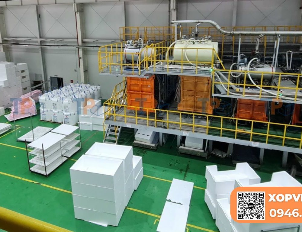 Nhà máy sản xuất thùng xốp 20kg Tiến Phong (xopviet.com)