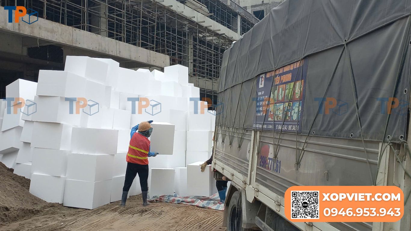 Xốp khối EPS: Cách chọn, ứng dụng thực tế & báo giá xốp khối
