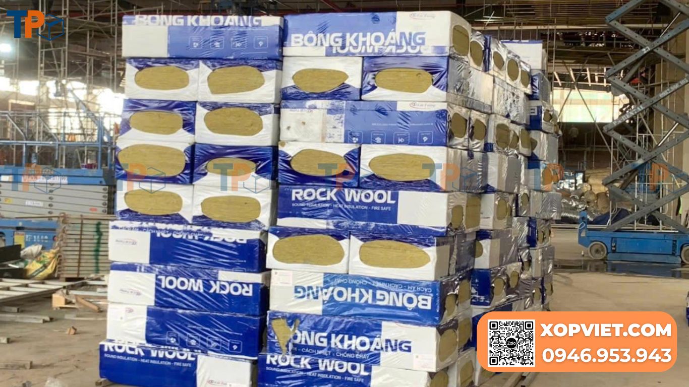 Bông khoáng chống cháy Rockwool: Giải pháp bảo vệ công trình