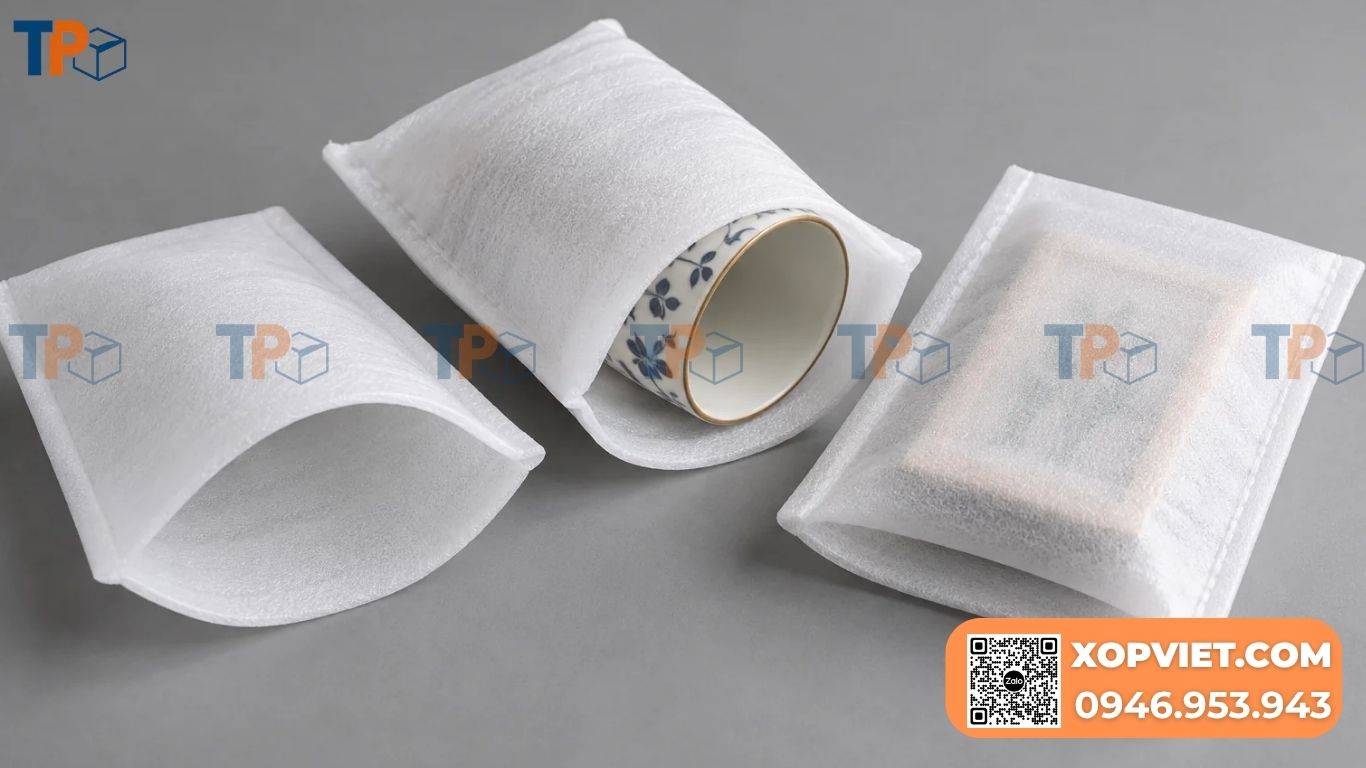 Túi xốp PE foam: Công dụng, phân loại, kích thước và báo giá